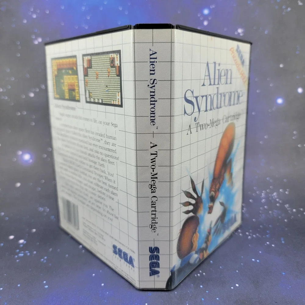 Alien Syndrome Sega Master System 1988 Arcade Hit Complete CIB Tonka 7006